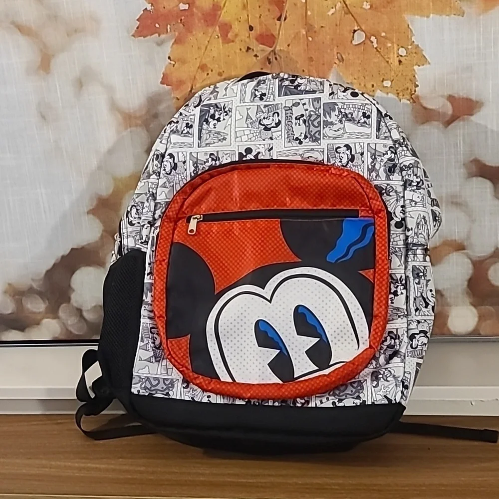 Disney Parks Mickey Mouse Comic Backpack Padded
